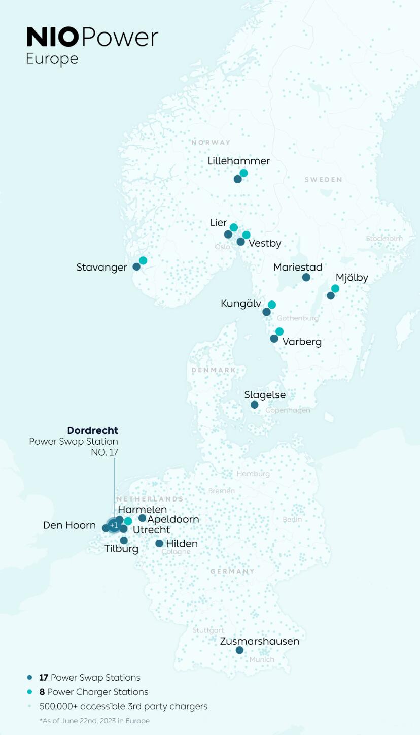 Nio reaches 1,500 swap stations in China as it aims for 2,300 by year-end