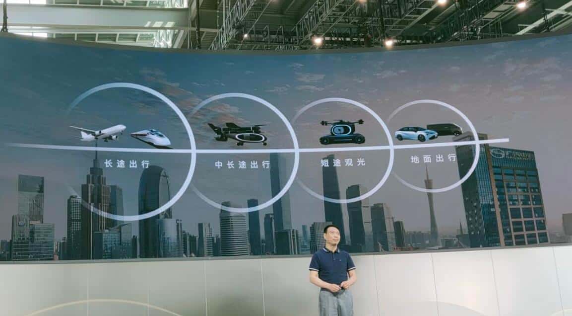 GAC unveils eVTOL Gove, consisting of two separate parts