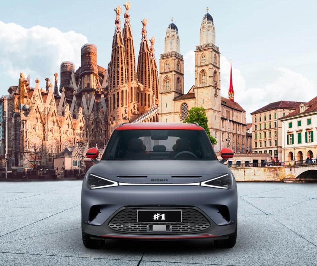 Mercedes-Geely JV Smart launches Smart #1 in Switzerland, Spain