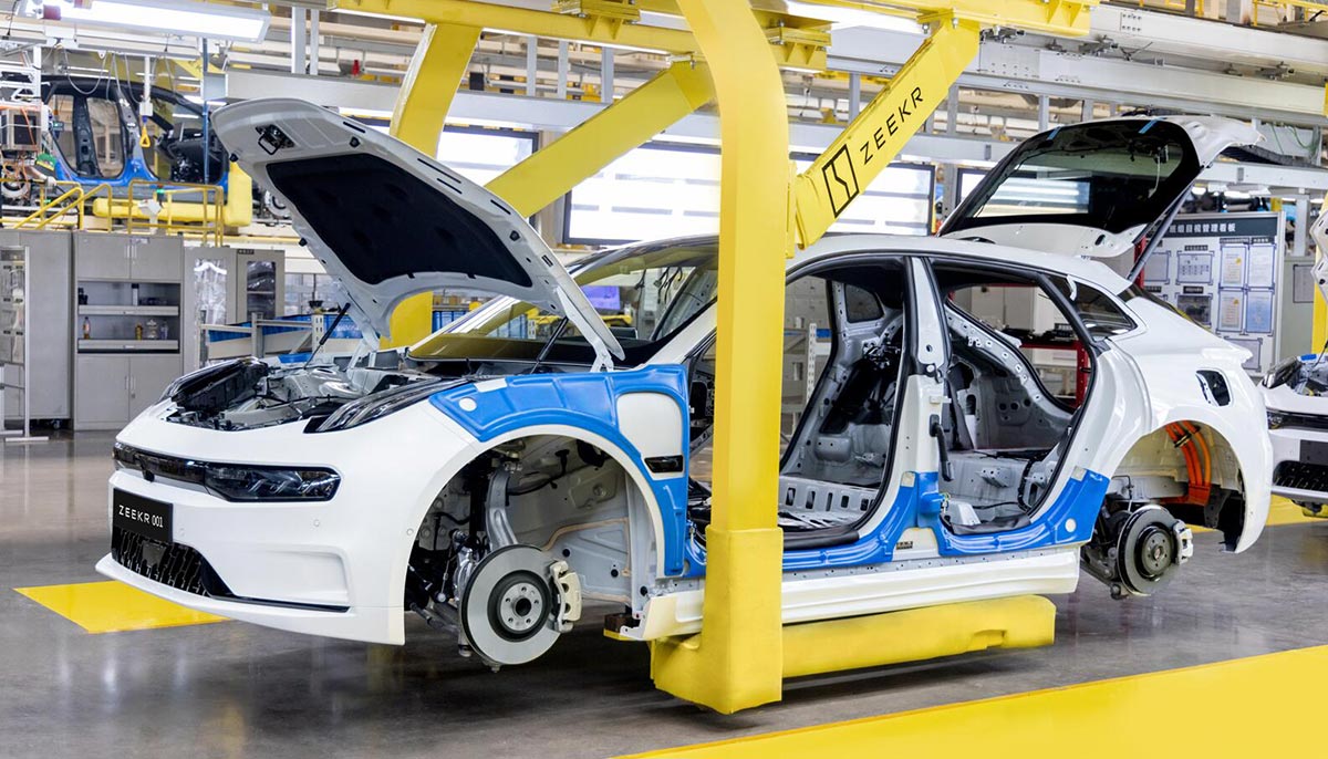 Zeekr sees 1st Zeekr 001s built for Europe roll off line, local deliveries expected within this year