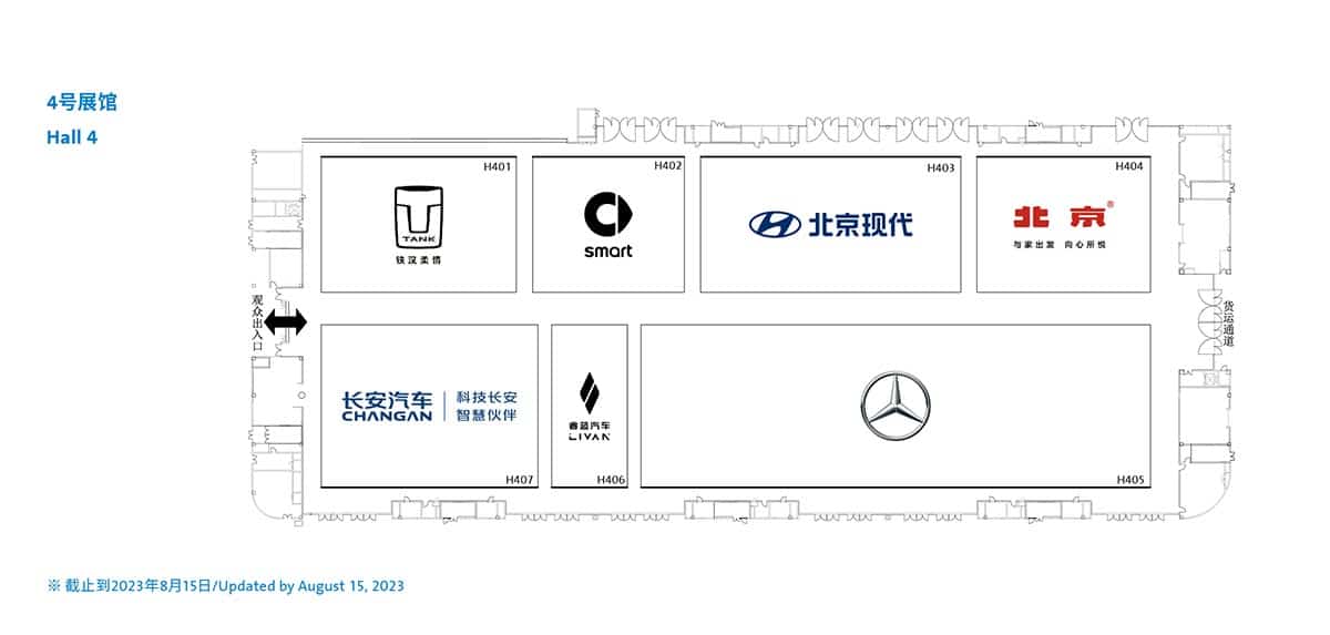 Chengdu auto show booth map released: BYD, Nio, Xpeng, Li Auto present, Tesla absent