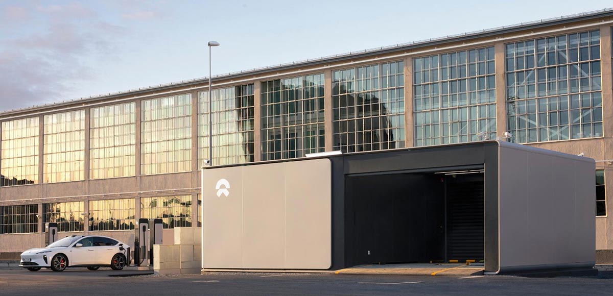 Nio's 1st 3rd-gen swap station in Europe goes live in Sweden