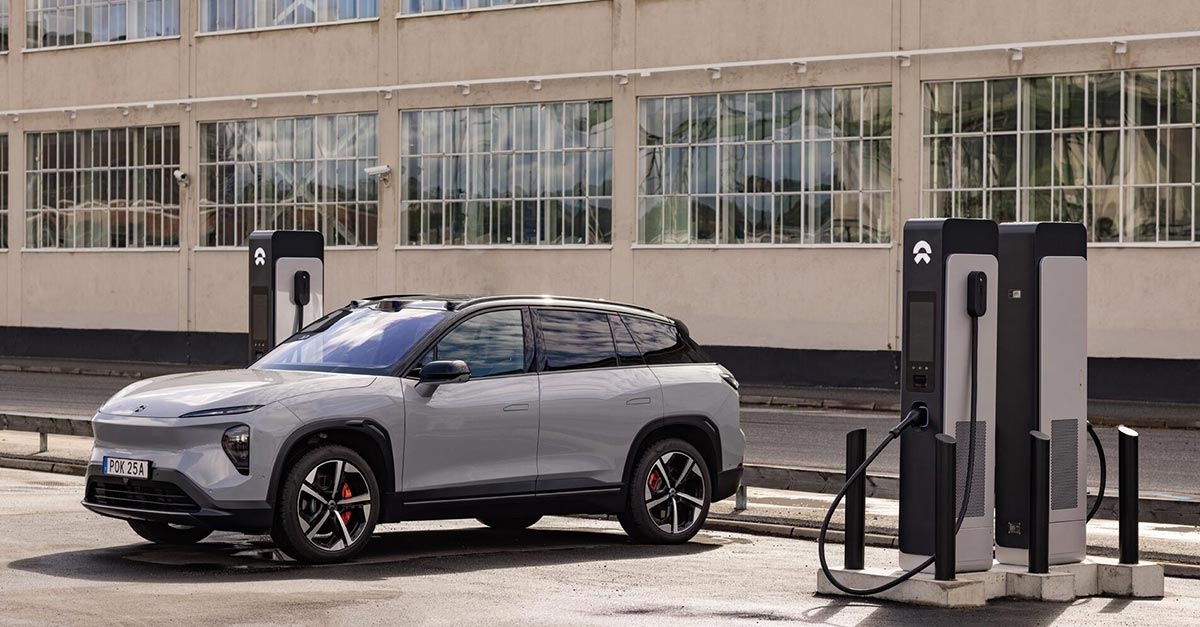 Nio's 1st 3rd-gen swap station in Europe goes live in Sweden