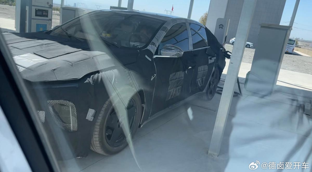 Spy shots reveal model allegedly under Nio sub-brand Alps