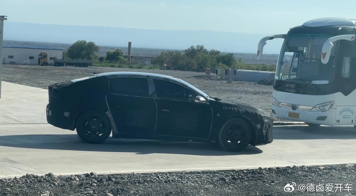 Spy shots reveal model allegedly under Nio sub-brand Alps