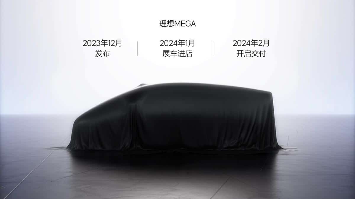 Li Auto to launch 1st BEV model, Li Mega, in Dec