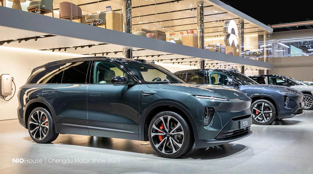 Nio shows full range of models at Chengdu auto show, no new EC6