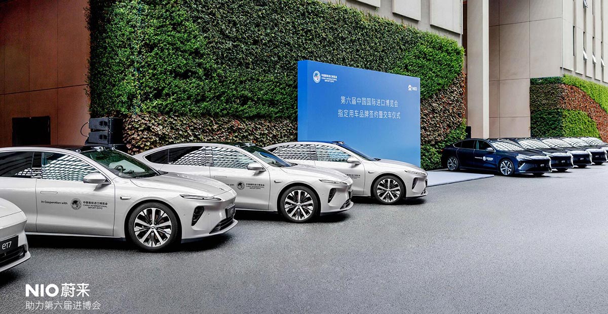 Nio ET7 becomes official car for China import expo to be held in Nov