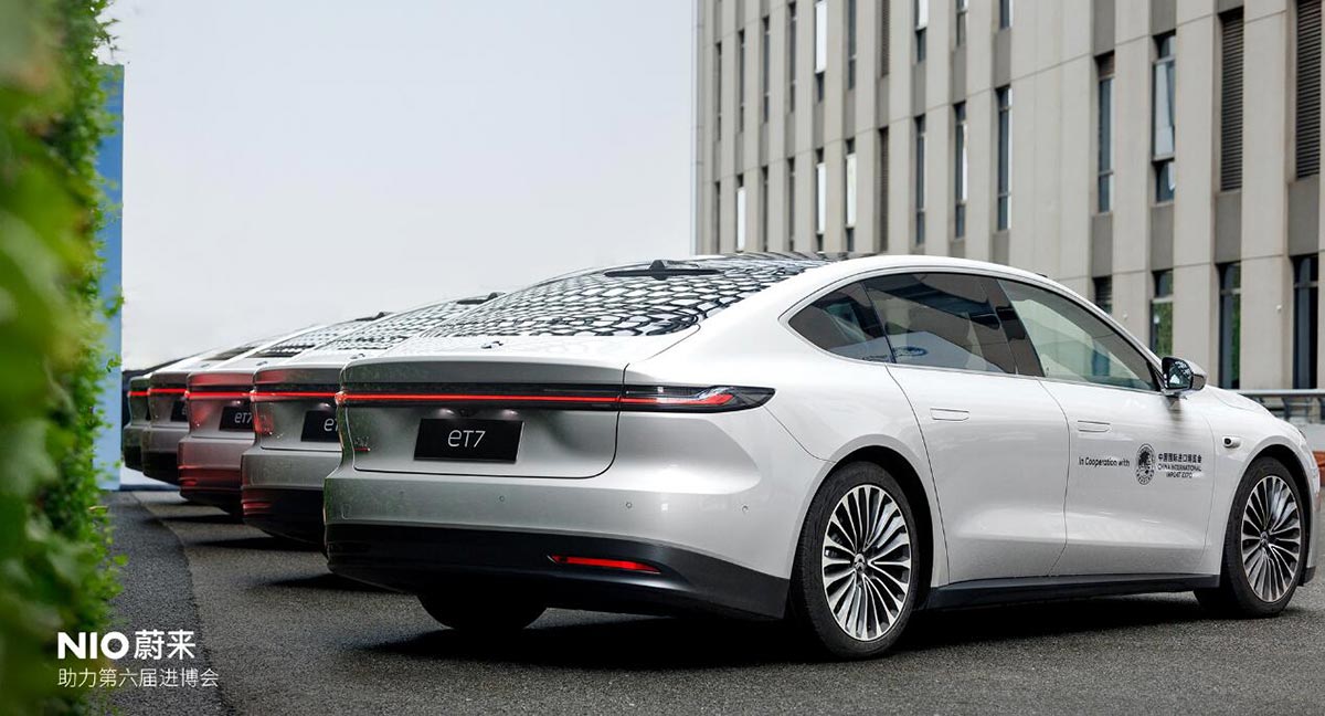 Nio ET7 becomes official car for China import expo to be held in Nov