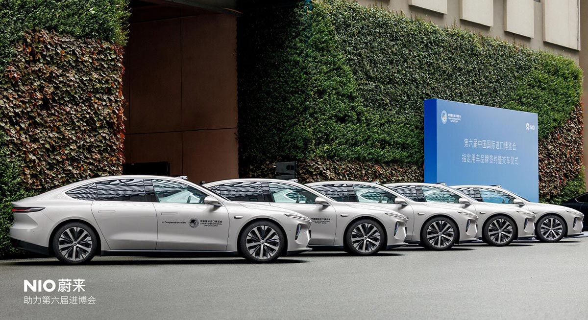 Nio ET7 becomes official car for China import expo to be held in Nov