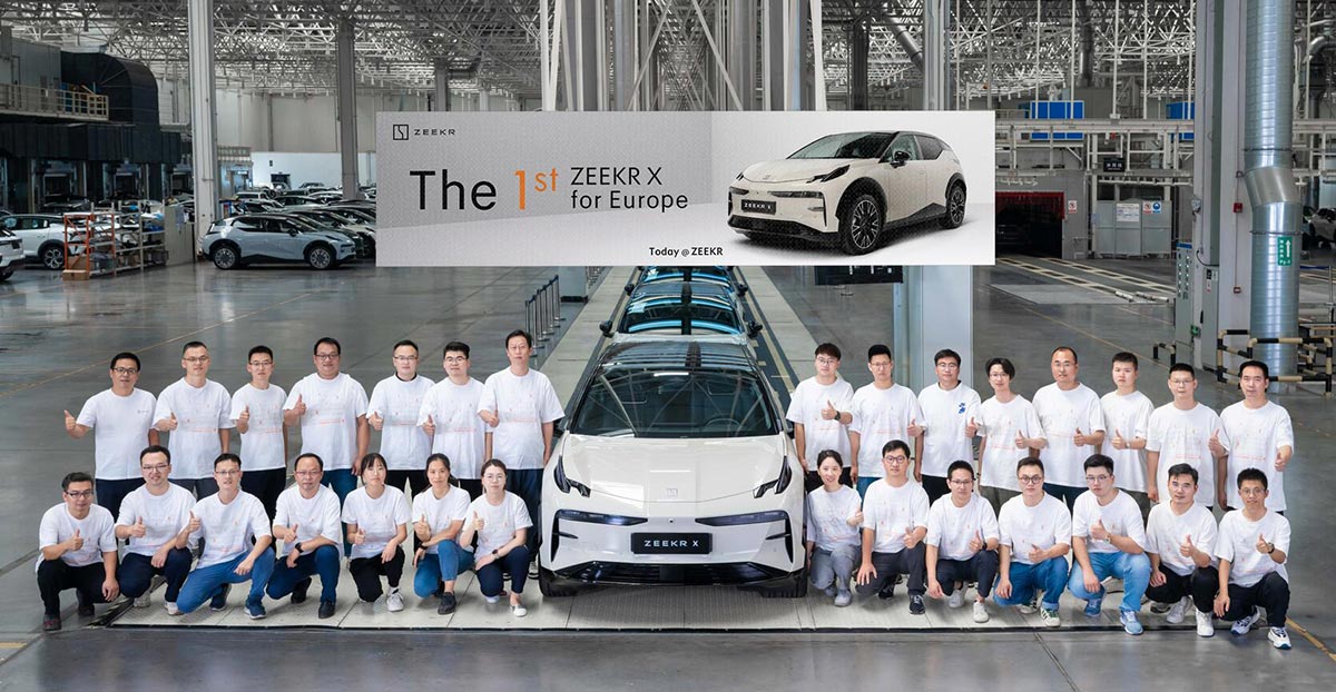 Zeekr ships 1st batch of Zeekr X EVs to Europe