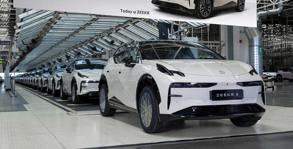 Zeekr ships 1st batch of Zeekr X EVs to Europe