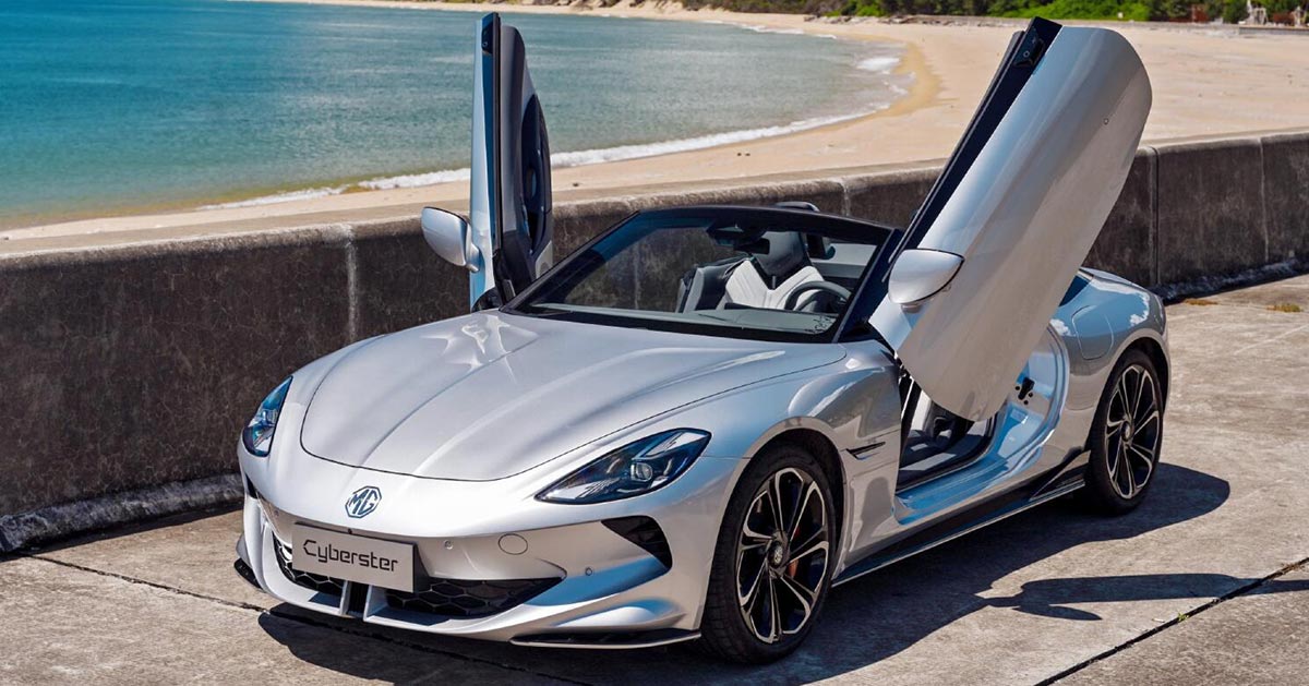 MG's electric roadster Cyberster opens for pre-order in China