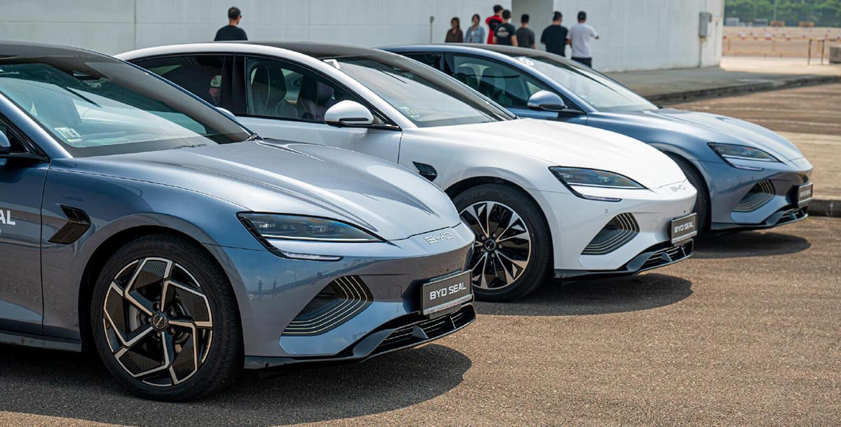 BYD launches Seal electric sedan in Singapore and Chile