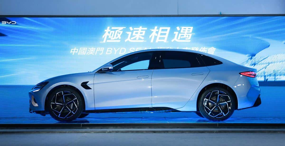 BYD launches Seal electric sedan in Macau