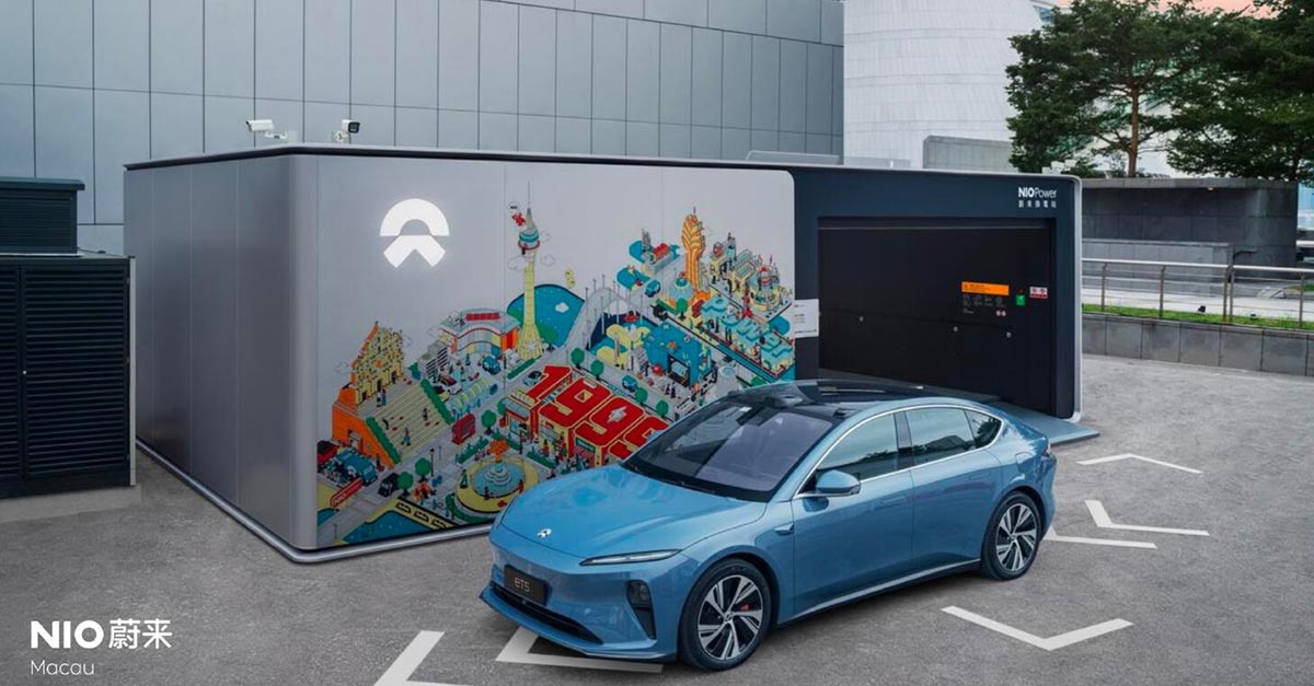 Nio's 2nd swap station in Macau goes live