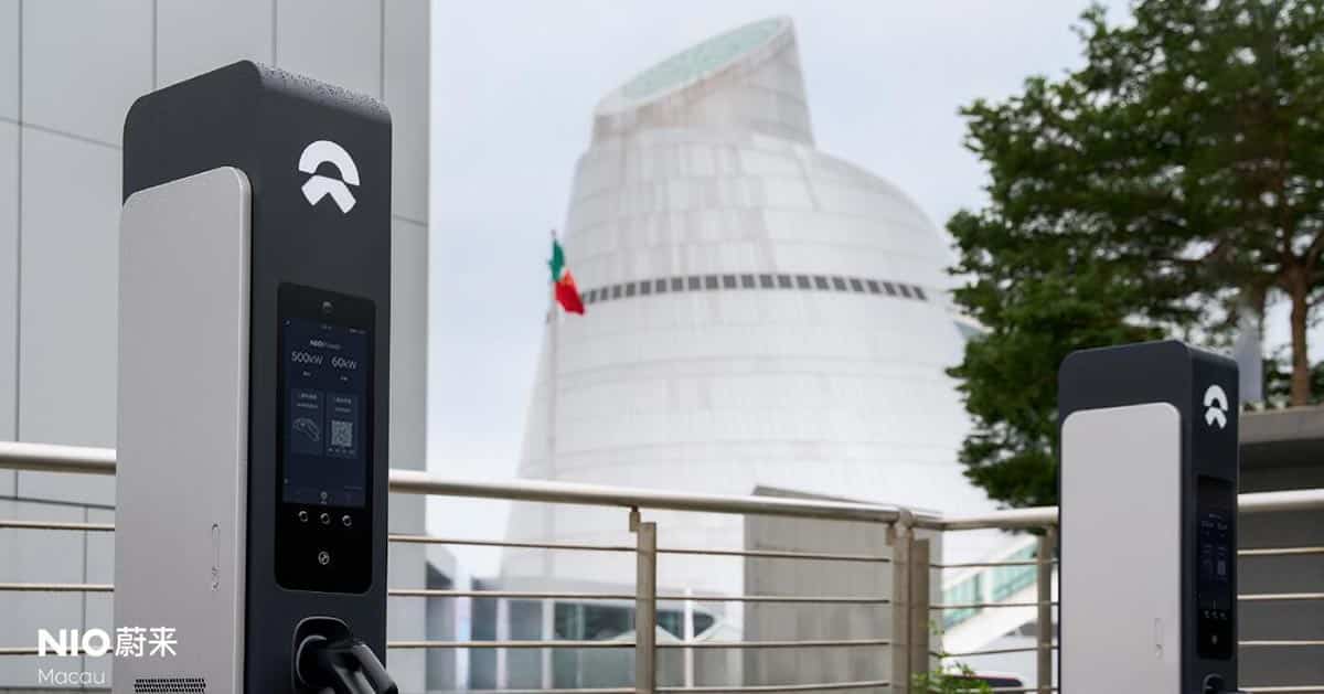 Nio's 2nd swap station in Macau goes live