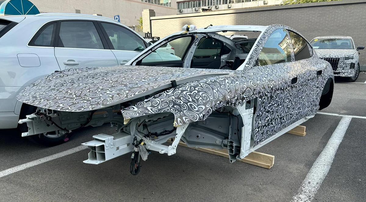 Spy shots of Xiaomi's 1st EV model show design details