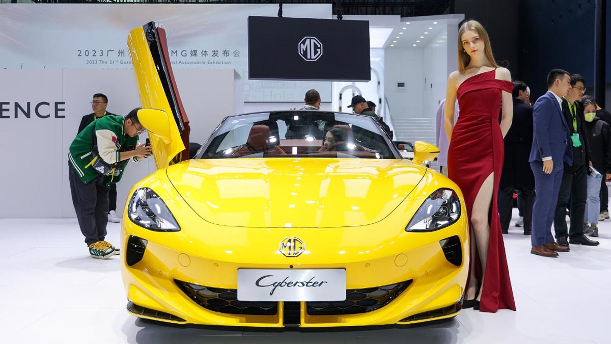 MG's electric roadster Cyberster officially launched in China with starting price of ,150