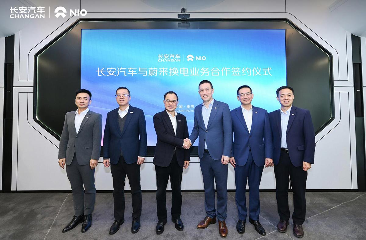 Nio ties up with Changan as it wins 1st partner on battery swap network sharing