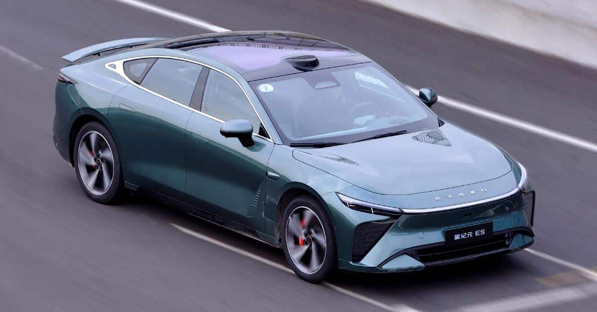 Chery's Exeed brand launches 1st electric sedan with CLTC range of up to 905 km