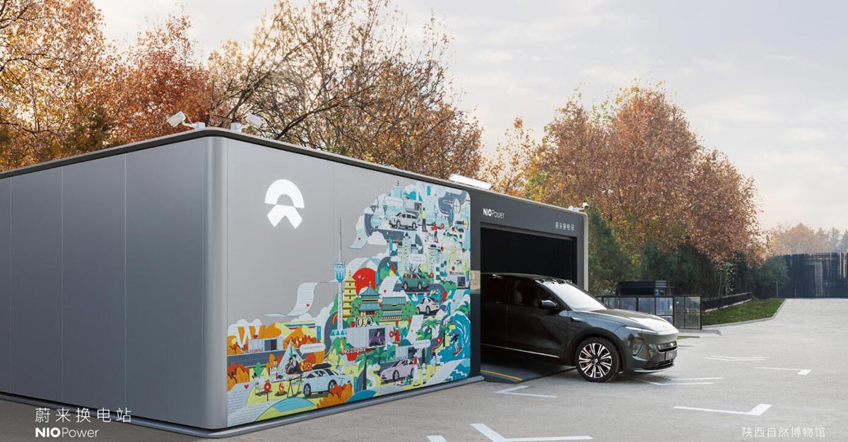 Nio reaches target of adding 1,000 swap stations in China in 2023