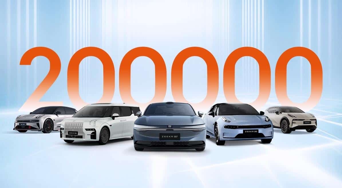 Zeekr reaches 200,000 EV delivery milestone