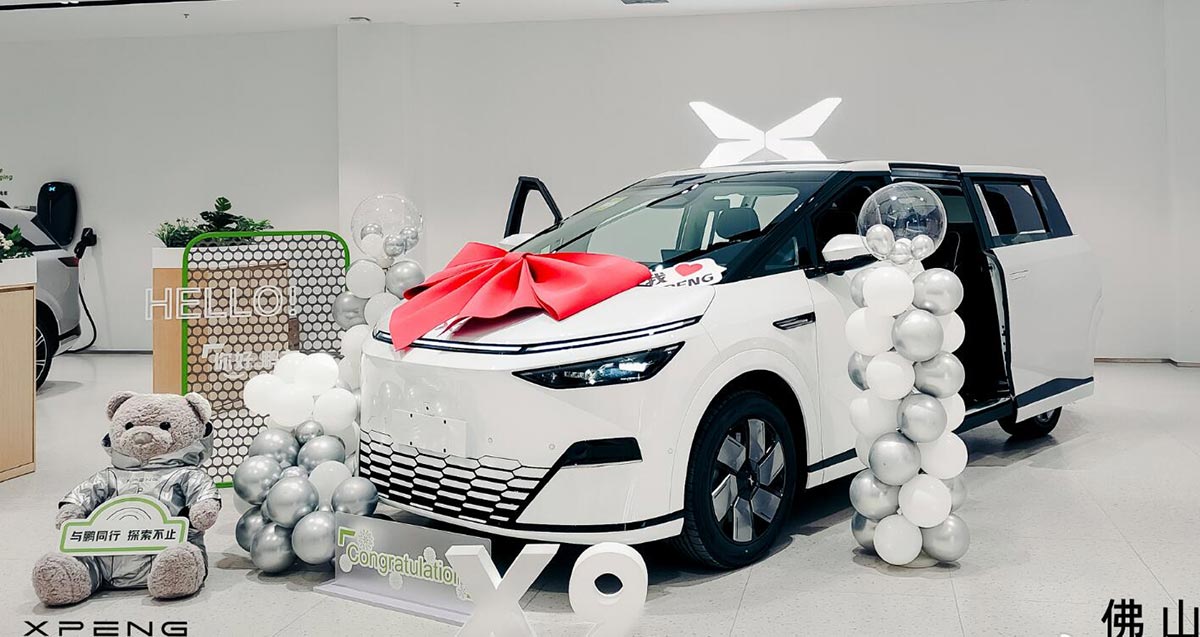 Xpeng begins X9 MPV volume deliveries in China