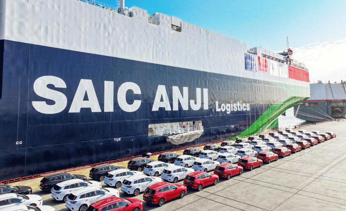 SAIC's new car carrier makes maiden voyage, aims to add 14 vessels in 3 years