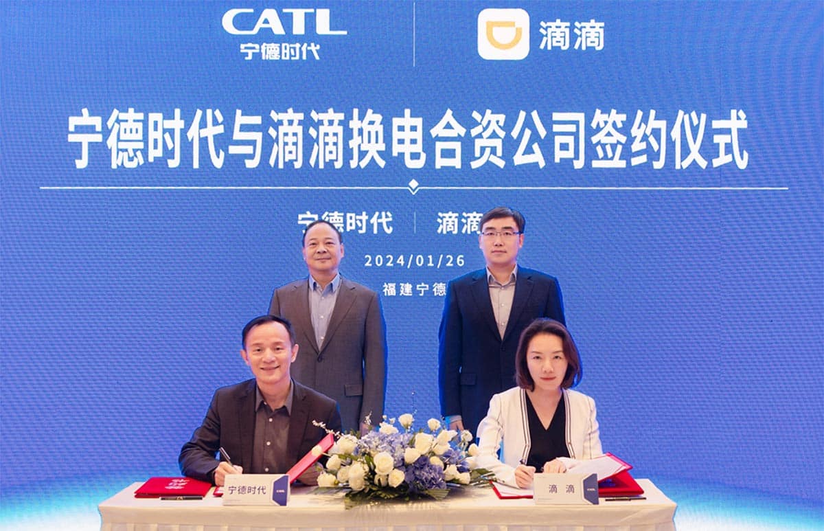CATL, Didi form JV for battery swap business