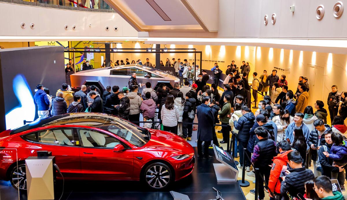 China EV insurance registrations for week ending Jan 28: Nio 3,300, Xpeng 2,200, Li Auto 8,500, Tesla 12,800