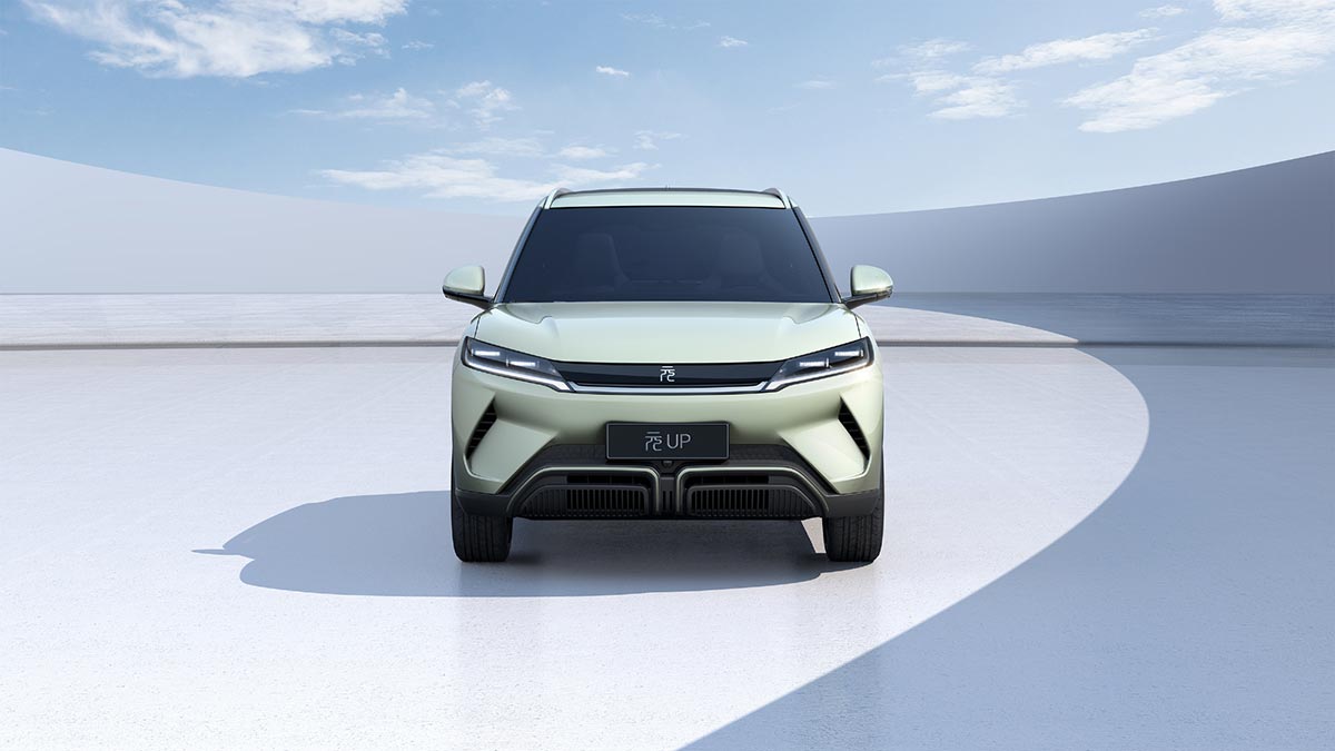 BYD releases official images of compact electric SUV Yuan Up