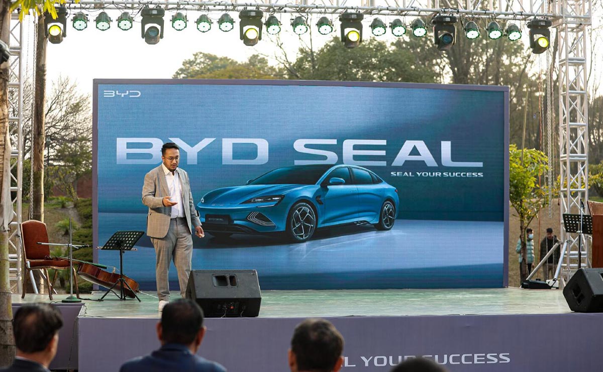 BYD launches electric sedan Seal in Nepal