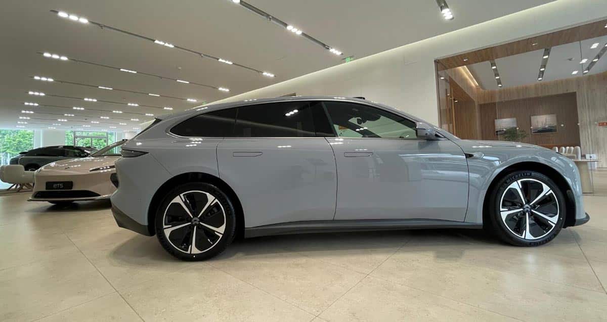 Nio App resumes showing wait times, most models 2-4 weeks