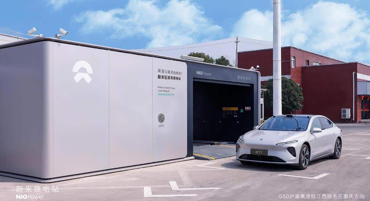Nio starts exploring interaction of highway swap stations with grid