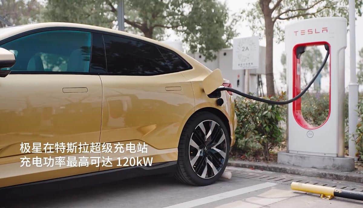 Polestar plugs into Tesla's charging network in China