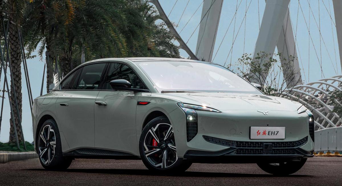 FAW Hongqi launches all-electric sedan EH7 with starting price of ,920