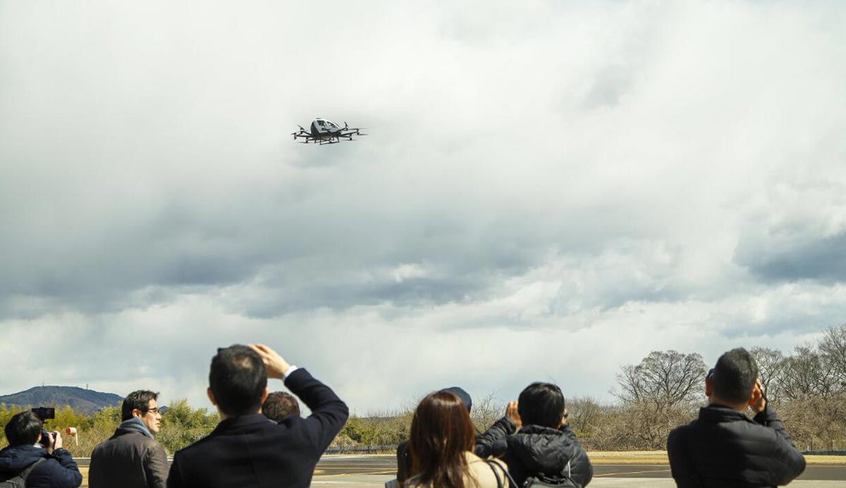 Chinese eVTOL maker Ehang opens flight demo facility in Japan