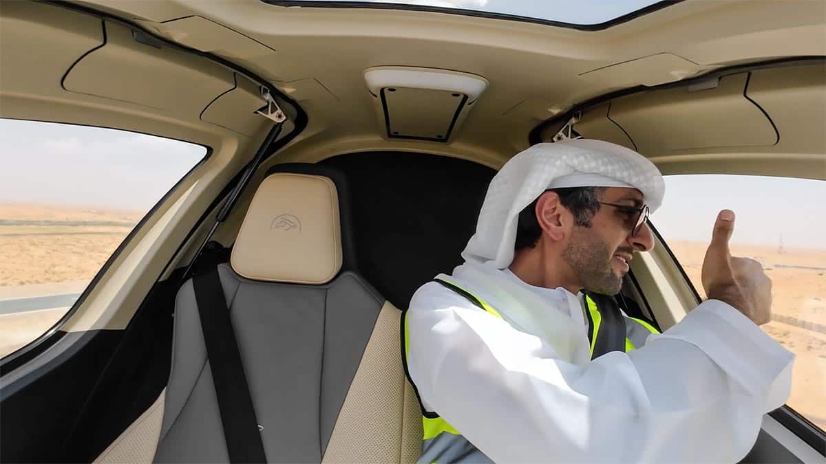 Chinese eVTOL maker Ehang completes passenger-carrying demo flight in UAE