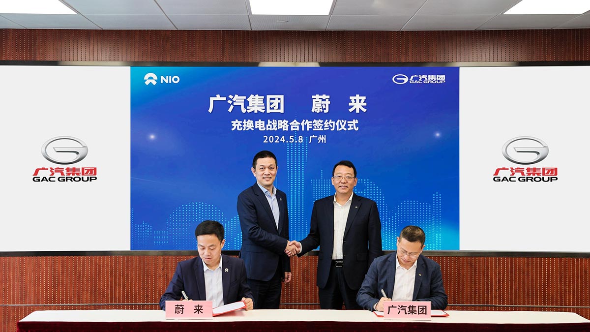 Nio, GAC sign deal on charging and battery swap