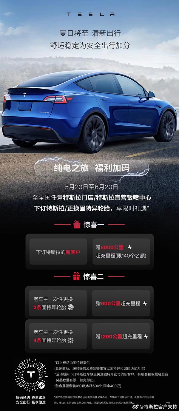 Tesla markets new perks in China to boost sales