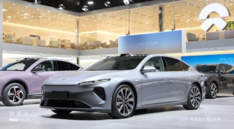 Nio showcases all models at Shenzhen auto show, says 4th-gen swap station to go live on Jun 13