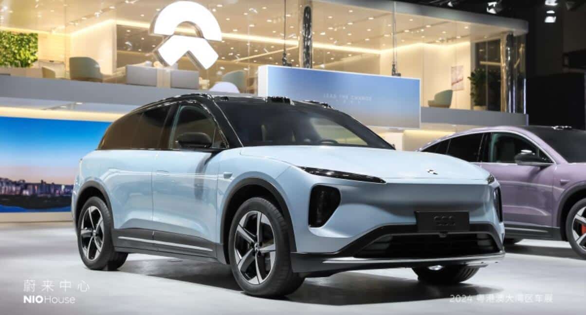 Nio showcases all models at Shenzhen auto show, says 4th-gen swap station to go live on Jun 13