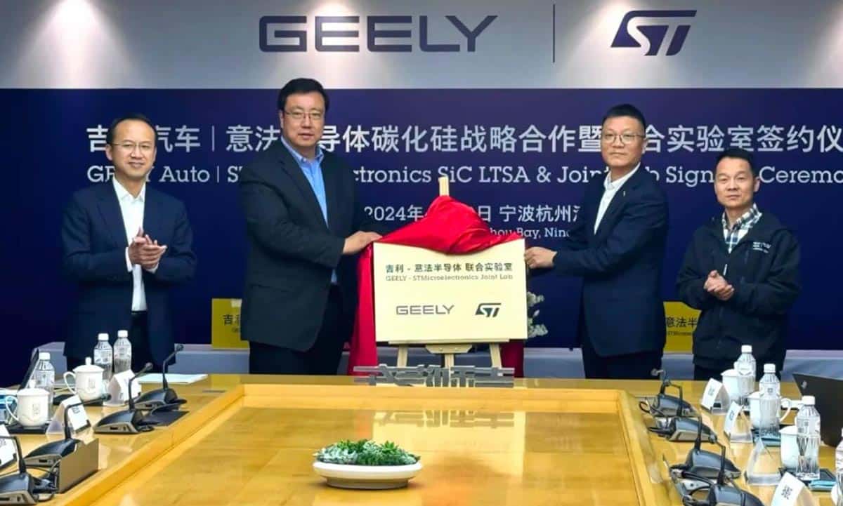 Geely, STMicro sign SiC device supply deal