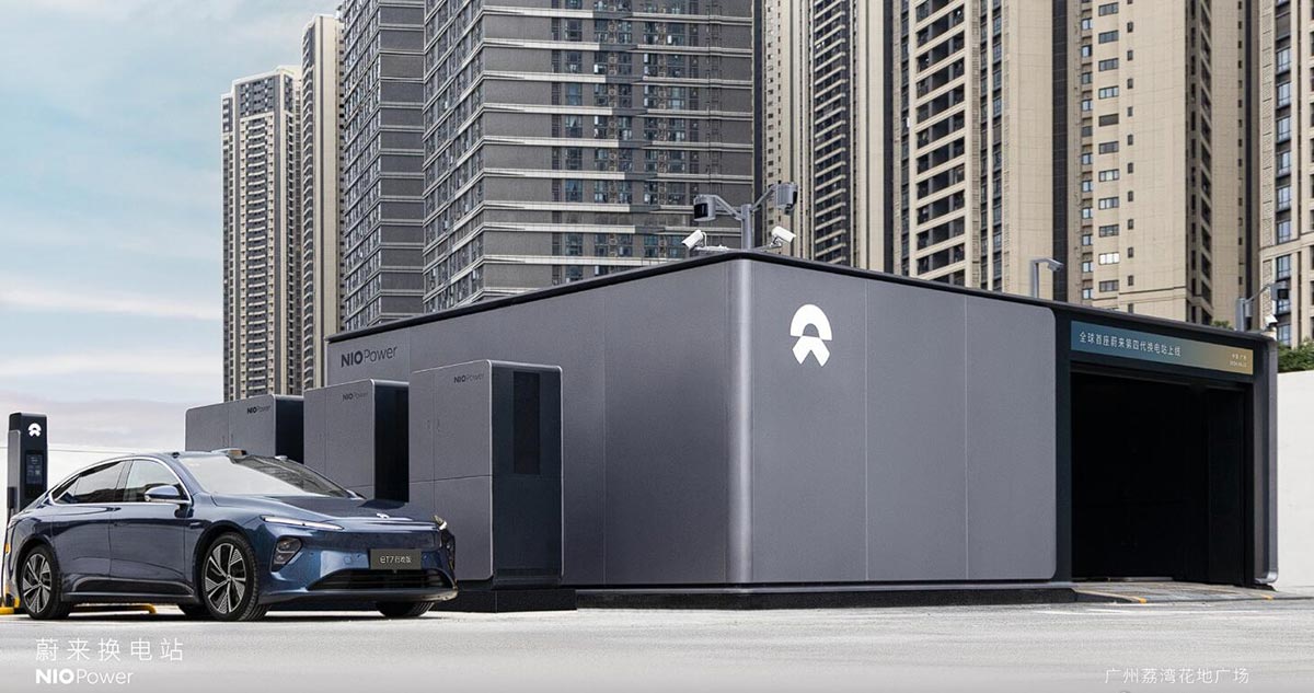 Nio sees 1st batch of 4th-gen swap stations with multi-brand support go live