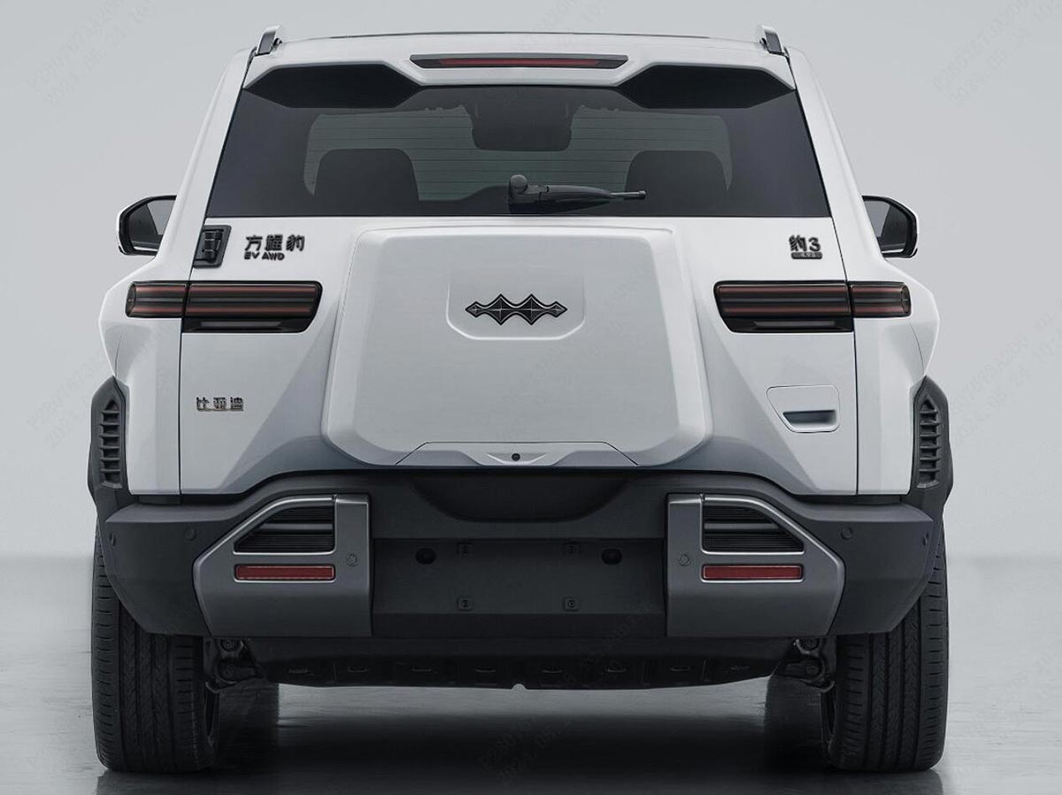 BYD Fang Cheng Bao releases official images of Bao 3 after core specs revealed in regulatory filing