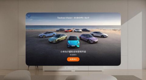 Alibaba's online shopping app allows users to virtually experience Xiaomi SU7 in Apple Vision Pro