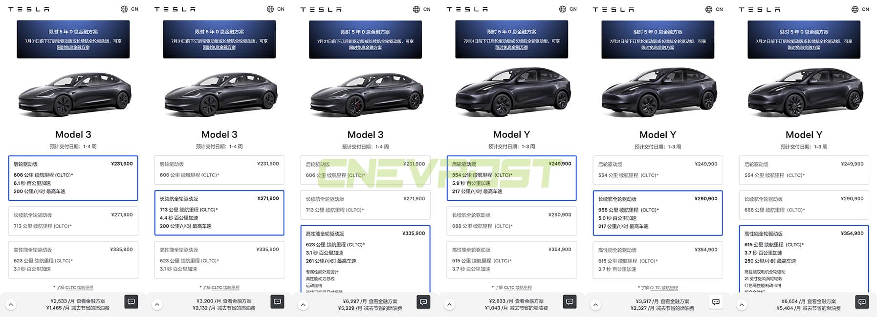 Tesla delivery wait times in China further reduced, offers silver paint option for Model 3