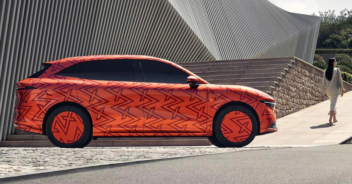 Zeekr releases camouflage photos of 'CX1e' SUV that will target family market