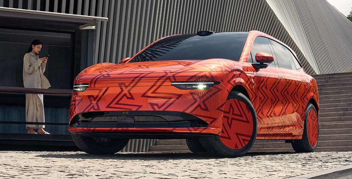 Zeekr releases camouflage photos of 'CX1e' SUV that will target family market